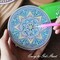 6 Pcs Mandala Diamond Painting Coasters Kit – DIY Small Diamond Art Coasters for Beginners & Adults, Acrylic Craft Set with Cork Pads